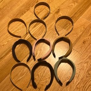 SET OF 10 HEADBANDS